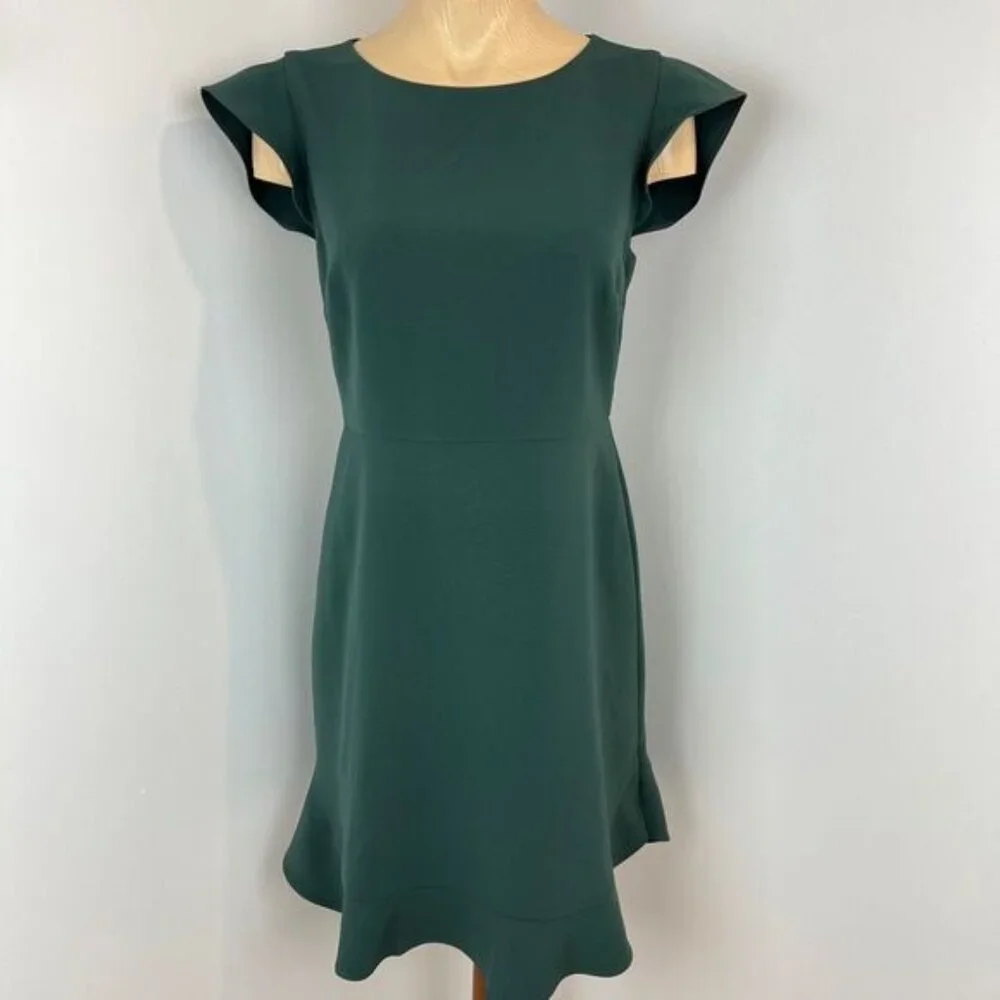 ann taylor loft green dress Ann Taylor petites sale sheath dress